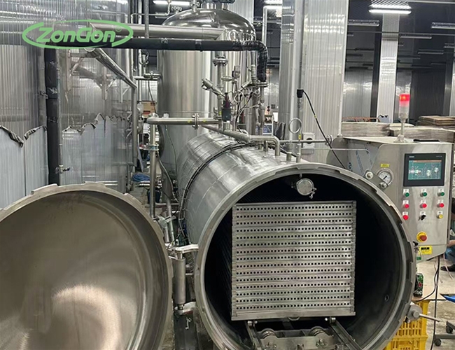 溏心蛋高温杀菌锅