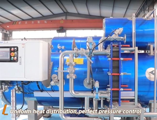 众工全自动喷淋杀菌锅